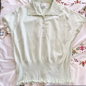 Vintage sweater top in mint